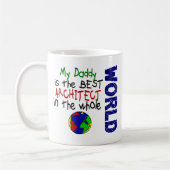 Bester Architekt in Welt 2 (Vati) Kaffeetasse (Links)