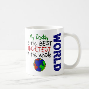 Bester Architekt in Welt 2 (Vati) Kaffeetasse