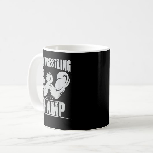 Bester Arm-Wrestling-Champ Kaffeetasse (Vorderseite Links)