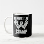 Bester Arm-Wrestling-Champ Kaffeetasse (Links)