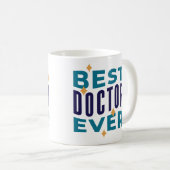 Bester Arzt Aller Zeiten Kaffeetasse Mit Fetter Sc (VorderseiteRechts)