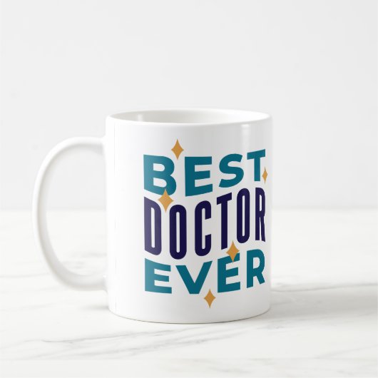 Bester Arzt Aller Zeiten Kaffeetasse Mit Fetter Sc (Links)