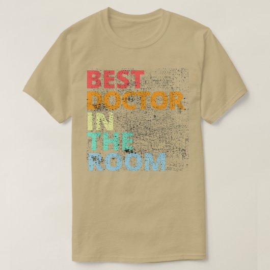 Bester Arzt im Zimmer 1 T-Shirt (Design vorne)
