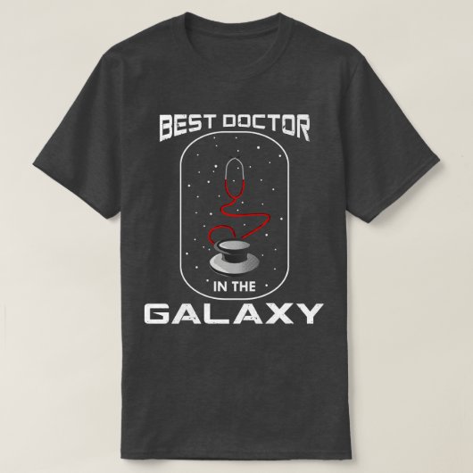 Bester Arzt in der Galaxie T-Shirt (Design vorne)