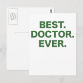 Bester Arzt je Postkarte (Vorne/Hinten)