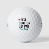 Bester Arzt nach Par-Individuelle Name Golfball (Vorderseite)