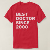 Bester Arzt seit 2000 T-Shirt (Design vorne)