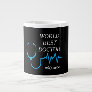 Bester Arzt überhaupt Dankeschön personalisierte G Jumbo-Tasse
