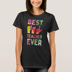 Bester ASL-Lehrer je T-Shirt