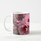 Bester Assistent! Kaffee Cup Geschenke Rosa Blüten Kaffeetasse (Links)