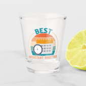Bester Assistent-Regisseur - Retro Style Shot Glas (Vorderseite)