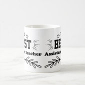 Bester Assistenzlehrer Kaffeetasse (Mittel)