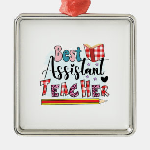 Bester Assistenzlehrer Ornament Aus Metall