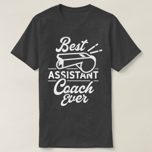 Bester Assistenztrainer je Trainer Gecoacht T-Shirt (Design vorne)