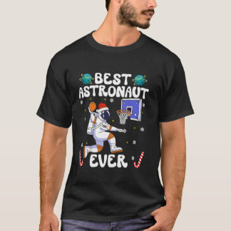 Bester Astronaut Aller Zeiten Weihnachten Basketba T-Shirt