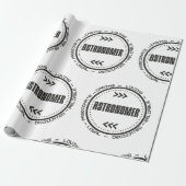 Bester Astronom Geschenkpapier (Ungerollt)