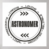 Bester Astronom Poster (Vorne)