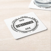 Bester Astronom Rechteckiger Pappuntersetzer (angewinkelt)