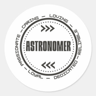 Bester Astronom Runder Aufkleber
