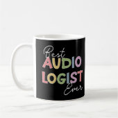 Bester Audiologe je Doktor der Audiologie Geschenk Kaffeetasse (Links)