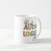 Bester Audiologe je Doktor der Audiologie Geschenk Kaffeetasse (VorderseiteRechts)