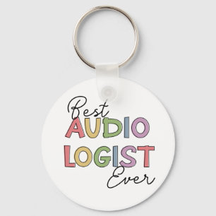 Bester Audiologe je Doktor der Audiologie Geschenk Schlüsselanhänger
