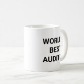 Bester Auditor der Welt Lustiges Geschenk für Koll Kaffeetasse (VorderseiteRechts)