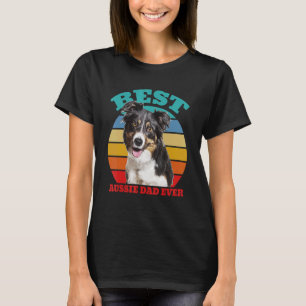 Bester Aussie Vater Ever Australian Shepherd Dog T-Shirt