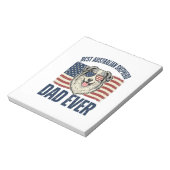 Bester Australian Shepherd Vater überhaupt Patriot Notizblock (Rotiert)