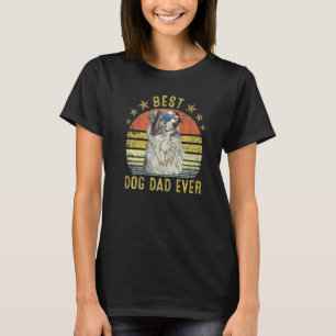 Bester Australischer Schäferhund Vater je Vintager T-Shirt