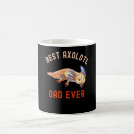 Bester Axolotl-Vater je, Niedlicher Funny Axolotl Kaffeetasse