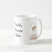 Bester Bäcker der Welt Kaffeetasse (VorderseiteRechts)