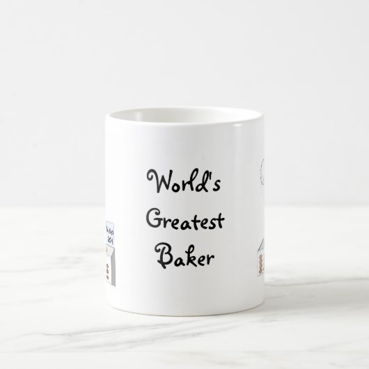 Bester Bäcker der Welt Kaffeetasse (Mittel)