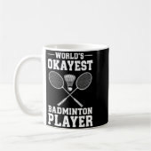 Bester Badminton-Spieler der Welt Kaffeetasse (Links)