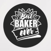 Bester Baker je Etiketten (Design 1)
