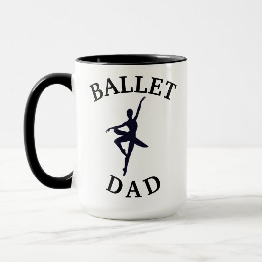 Bester "BALLET VATER" je! Der Tanzkaffee des Vater Tasse (Links)