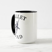 Bester "BALLET VATER" je! Der Tanzkaffee des Vater Tasse (Vorderseite Links)