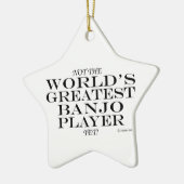 Bester Banjo Player und Keramik Ornament (Links)