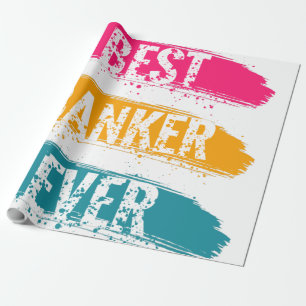 Bester Banker je Geschenkpapier
