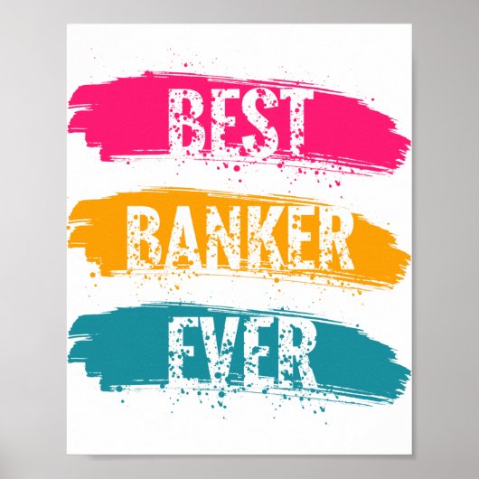 Bester Banker je Poster (Vorne)