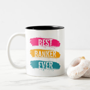 Bester Banker je Zweifarbige Tasse