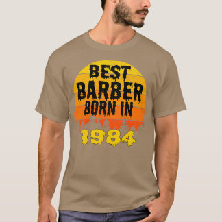 Bester Barber Geboren 1984 Geburtstag Vintag T-Shirt