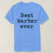 Bester Barber je 2 T-Shirt (Design vorne)