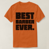 Bester Barber je 4 T-Shirt (Design vorne)