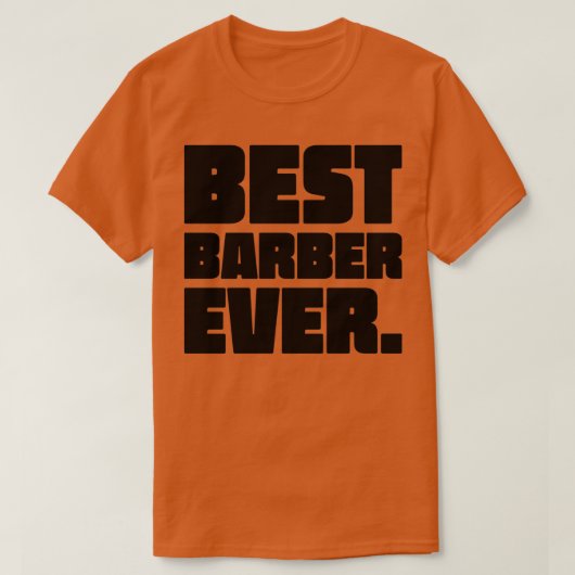 Bester Barber je 4 T-Shirt (Design vorne)
