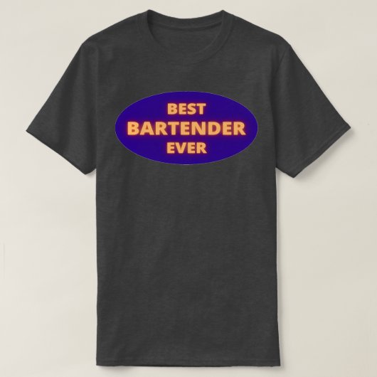 Bester Barkeeper aller Zeiten 14 T-Shirt (Design vorne)