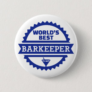 Bester Barkeeper-Barkeeper der Welt Button
