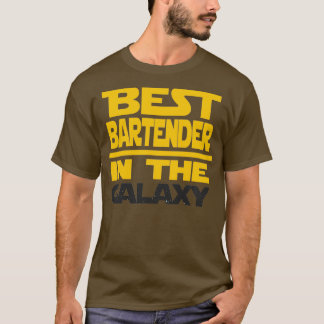 Bester Barkeeper im Galaxy Funny Gift T-Shirt