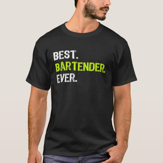 Bester BARKEEPER je Funny Gift Premium T-Shirt (Vorderseite)