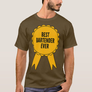 Bester Barkeeper je Goldmedaille T-Shirt